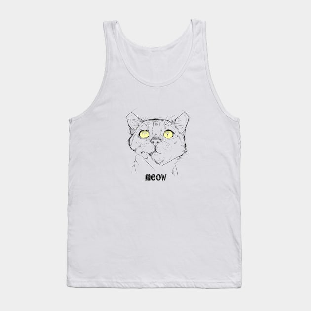 meow everyone Tank Top by Radushen